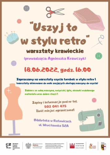 „Uszyj to w stylu retro” w Dobrzykowicach