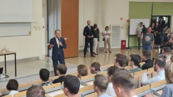 Donald Tusk na Uniwersytecie Wrocławskim