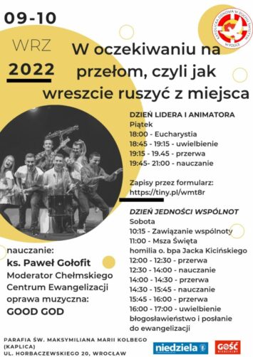 Dzień Jedności wspólnot Odnowy w Duchu Świętym