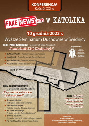 Fake news’em w katolika