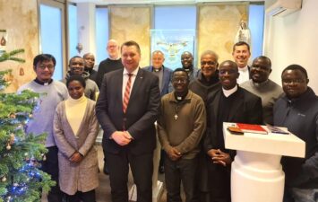 Wigilijne spotkanie dla studentów z Afryki