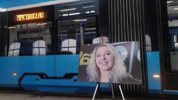 Monika Jaworska została patronką tramwaju MPK Wrocław