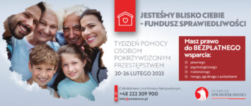 Trwa Tydzień Pomocy Osobom Pokrzywdzonym Przestępstwem