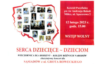 Charytatywny koncert kolęd różnych narodów w Miliczu