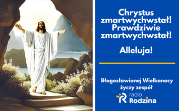 Chrystus zmartwychwstał! Prawdziwie zmartwychwstał! Alleluja!