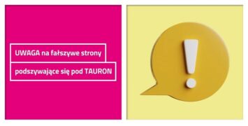 Uwaga na fałszywe strony podszywające się pod TAURON