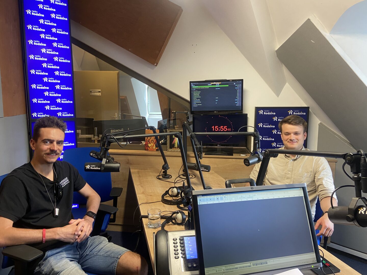 fot. Radio Rodzina: Maciek Michalak i Mateusz Grześkowiak Obóz Adaptacyjny Biały Dunajec