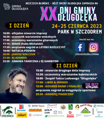 XX Dni Gminy Długołęka tuż, tuż!