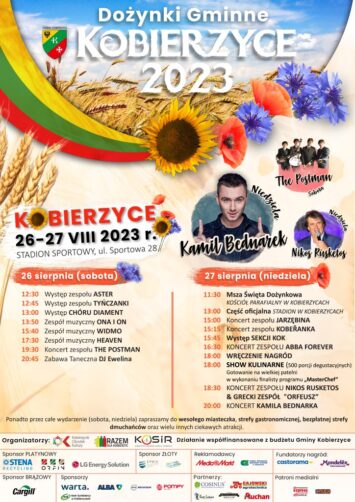 Ryszard Pacholik: Zapraszamy na Dożynki do Kobierzyc, będziemy dziękować rolnikom i zarazem bawić się!