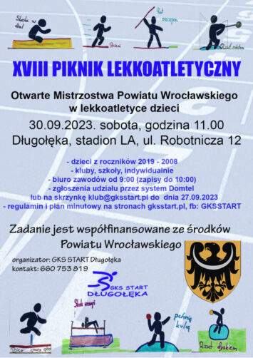 XVIII Piknik Lekkoatletyczny – Otwarte Mistrzostwa Powiatu Wrocławskiego w lekkoatletyce dzieci