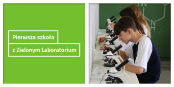 Zielone Laboratorium na nowy rok szkolny