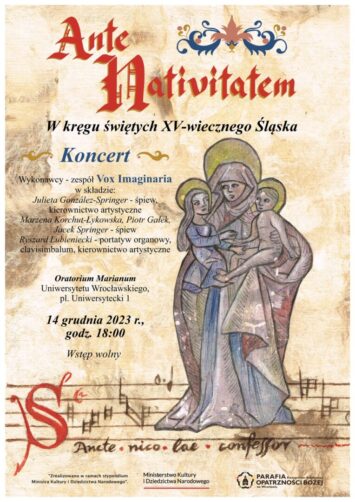 Koncert muzyki średniowiecznej „Ante Nativitatem”