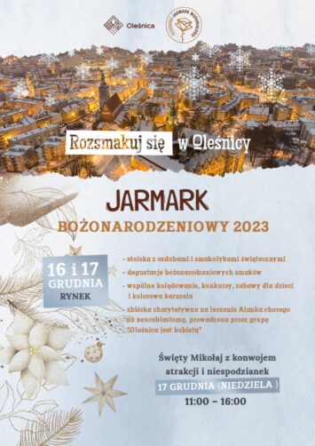 Jarmark Bożonarodzeniowy w Oleśnicy!