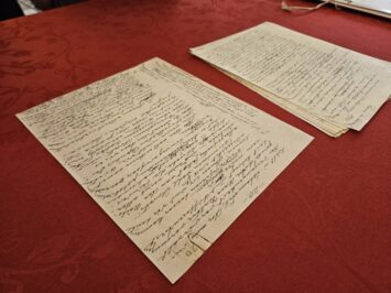 Rękopis Orędzia autorstwa kard. Bolesława Kominka we Wrocławiu