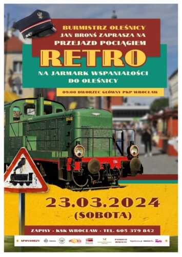 Retro pociągiem na Oleśnicki Jarmark Wspaniałości