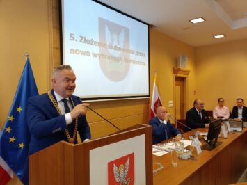 Adam Horbacz zaprzysiężony na burmistrza Oleśnicy
