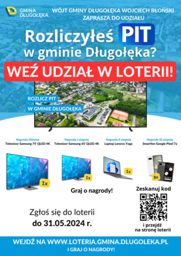 Rozliczyłeś PIT w gminie Długołęka? Weź udział w Loterii