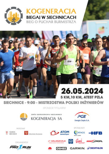 KOGENERACJA po raz piąty sponsorem tytularnym wydarzenia sportowego w Siechnicach