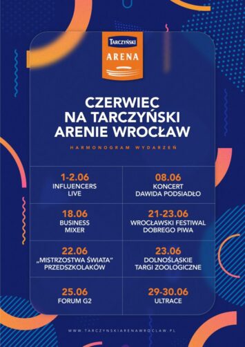 Czerwiec na Tarczyński Arenie Wrocław
