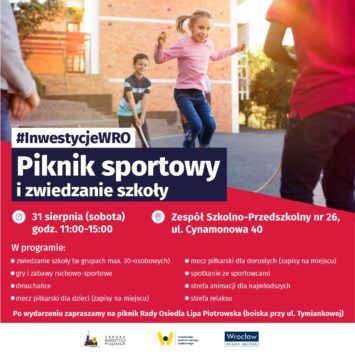 Zwiedzanie nowej placówki i piknik sportowy przy ul. Cynamonowej