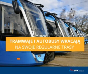 Zakończenie remontów torowisk na ul. Szczytnickiej, Kazimierza Wielkiego i Powstańców Śląskich. Tramwaje wracają na swoje regularne trasy