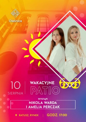 Kolejne koncerty na Wakacyjnym Patio w Oleśnicy