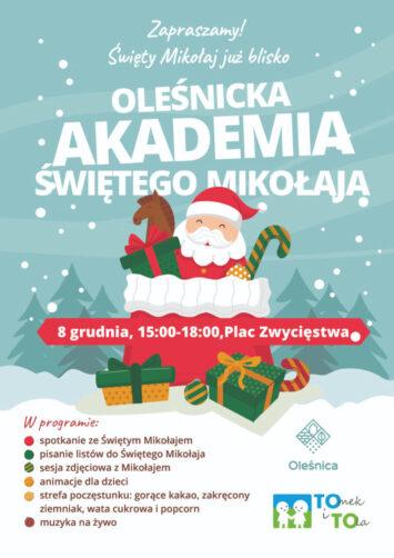 Oleśnicka Akademia Świętego Mikołaja już 8 grudnia