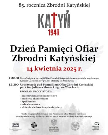 Msza św. z okazji 85. rocznicy Zbrodni Katyńskiej