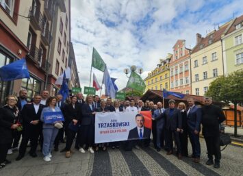 Poparcie Koalicji 15 października dla Rafała Trzaskowskiego