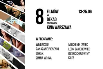8 filmów na 8 dekad od otwarcia kina Warszawa