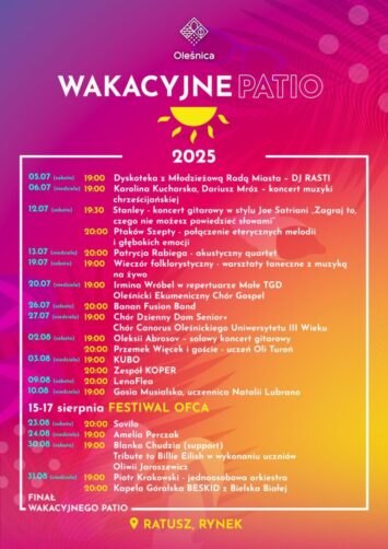 Wakacyjne Patio 2025 w Oleśnicy