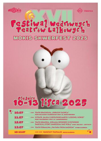 XVII Festiwal Wędrownych Teatrów Lalkowych MOKiS SKWERFEST 2025