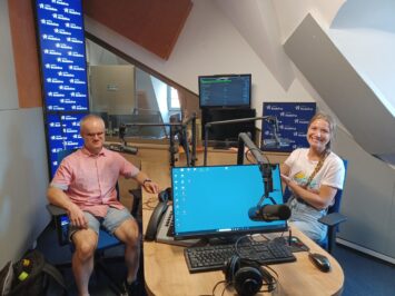 Niewidomy biegacz i jego przewodniczka –wspólna droga do półmaratonu