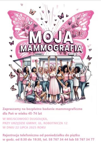 Bezpłatne badania mammograficzne w gminie Długołęka