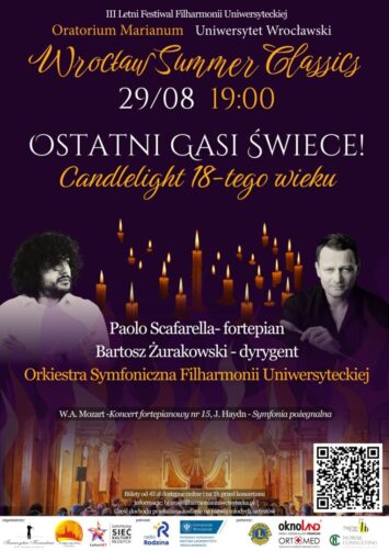 Ostatni gasi świece, czyli koncert przy świecach niczym z XVIII wieku