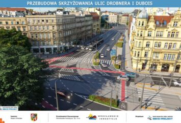 Przebudowa ulic Drobnera i Dubois coraz bliżej