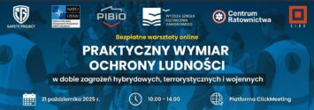 Zaproszenie na XIII Ogólnopolskie Warsztaty z Ochrony Ludności i Obrony Cywilnej