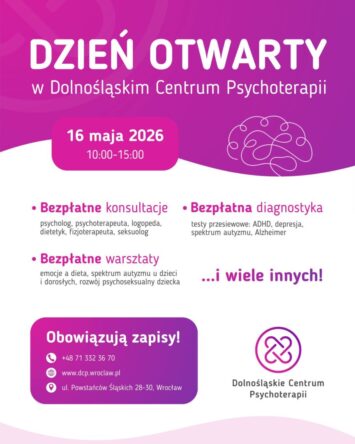Dzień Otwarty w Dolnośląskim Centrum Psychoterapii