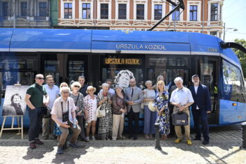 Urszula Kozioł patronką wrocławskiego tramwaju
