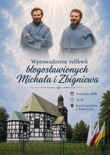 Wprowadzenie relikwii błogosławionych Michała i Zbigniewa w Boguszycach