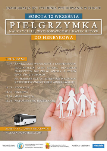 Pielgrzymka nauczycieli, wychowawców i katechetów do Henrykowa