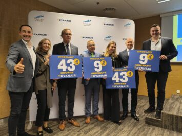 Zimowa siatka połączeń z Wrocławia. Ryanair dodaje 4 trasy