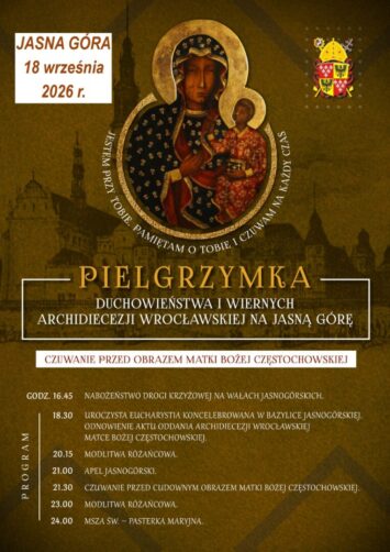 Czuwanie Archidiecezja Wrocławska na Jasnej Górze