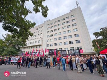 Gizela Jagielska zgłosiła się do szpitala na Brochowie. Będą protesty